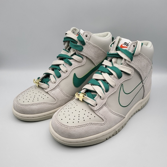 NEW 4.5 Youth | 6 Women Nike Dunk High SE Light Bone Sail First Use DD0733-001 - Picture 2 of 10
